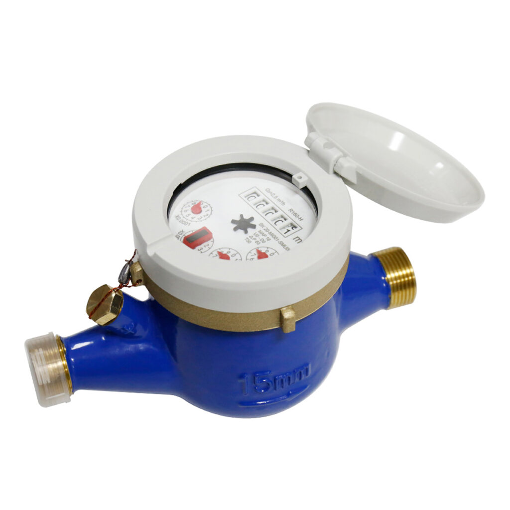 MJ-SDC-MTK Brass multi jet water meter 360° roating IP68 (1)