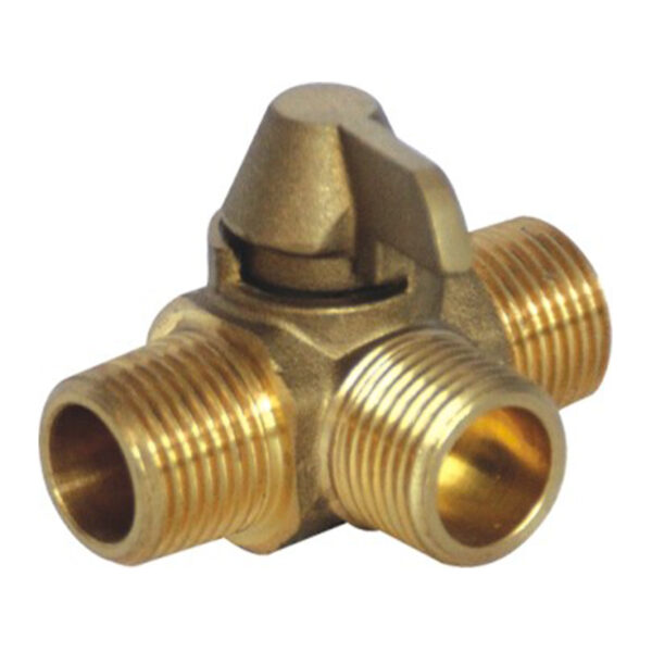 BW-LFB22 asiwaju free idẹ 3 ọna àtọwọdá MxMxM (1)