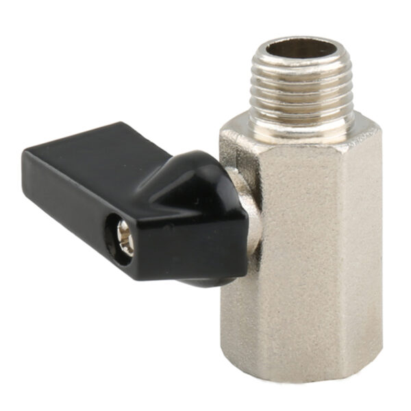 BW B101N Brass Mini Ball Valve With Nickel Plated FXM (4)
