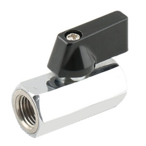 BW B102 Brass Mini Ball Valve With Chrome Plated FXF (1)