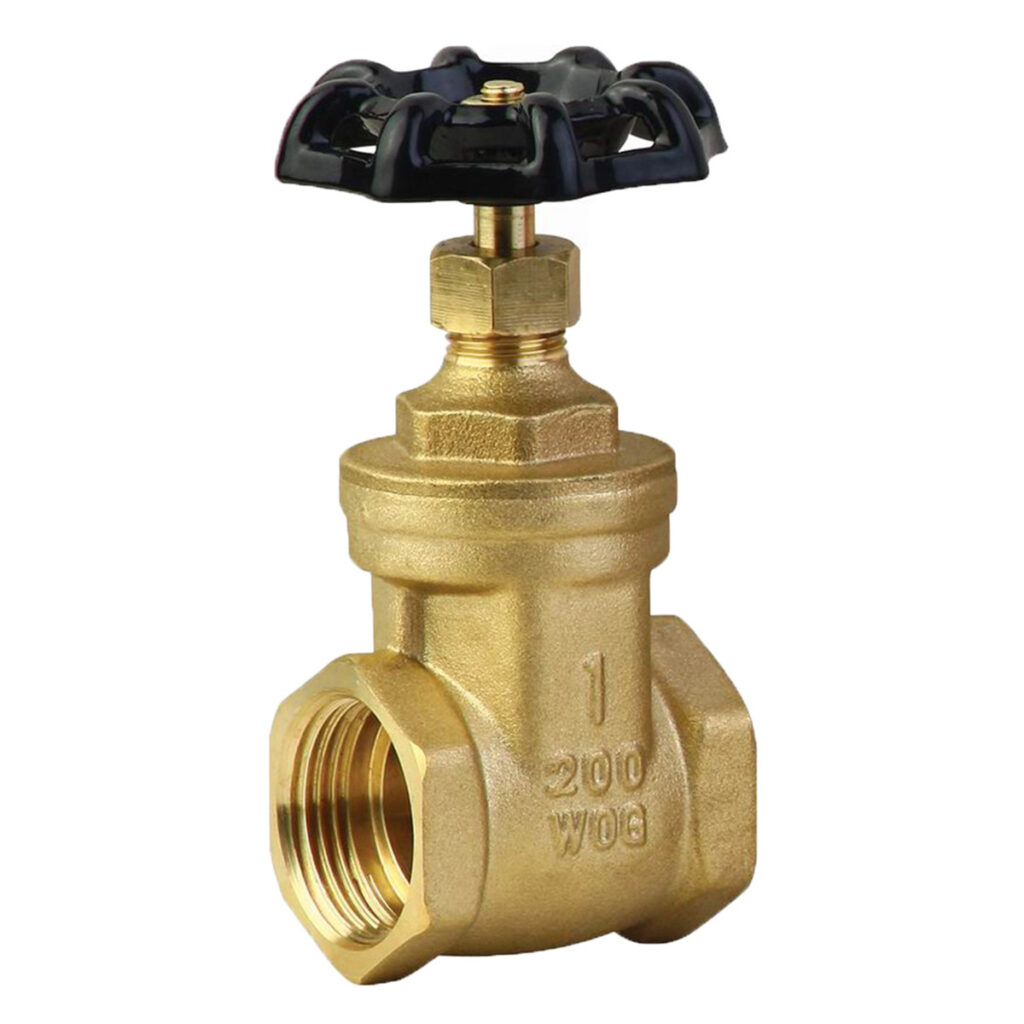 BW G01 200WOG Brass Gate Valve With Castiron Handwheel (4)