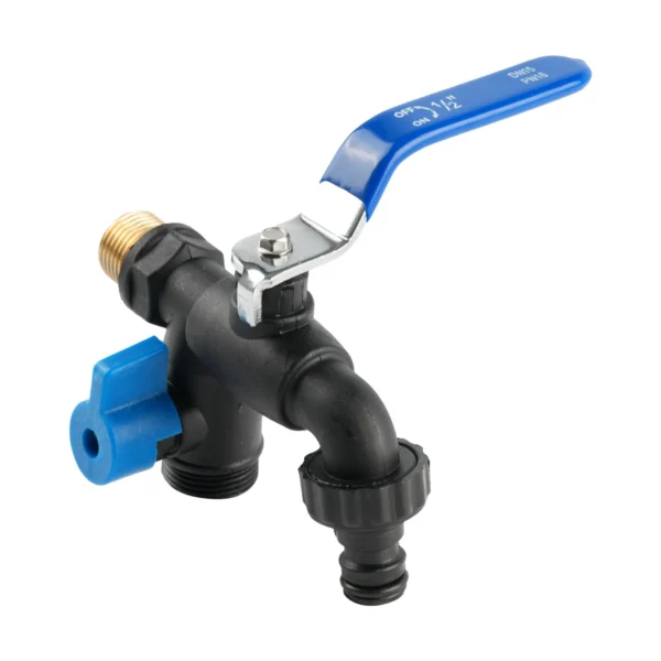 Nylon Garden Faucets With Two Outlets