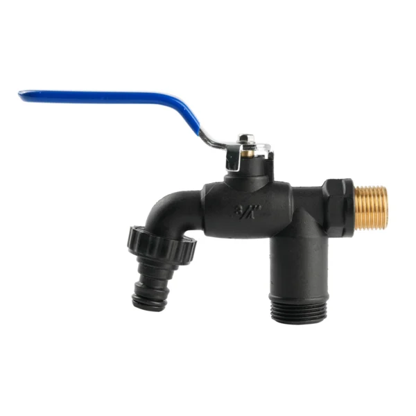 Nylon Garden Faucets With Two Outlets