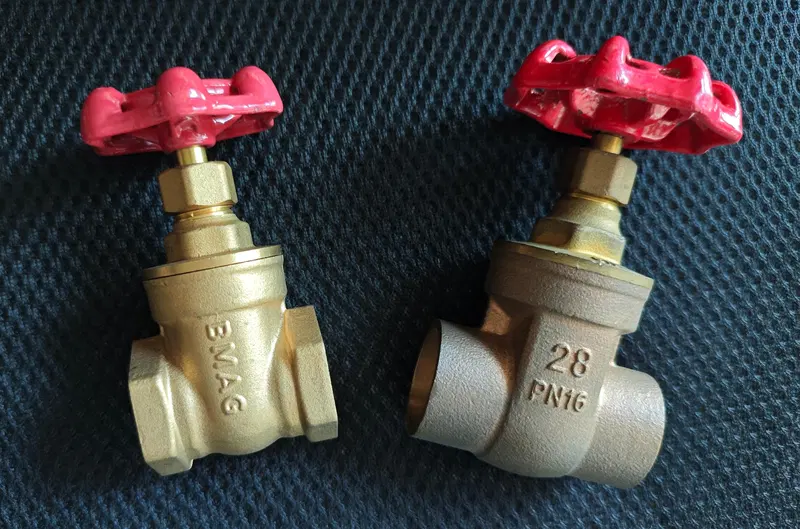 Bronze Gate Valve VS Brass Gate Valve