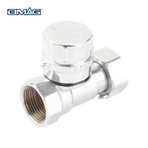Magnetic Lockable Ball Valve Nickel Plated Swivel Nut (1)