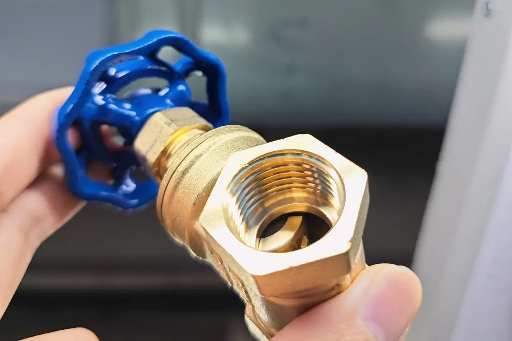 Bmag Valve Threaded Connection Closeup